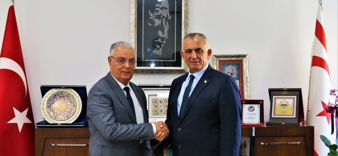 Bakan Çavuşoğlu, Libya Teknik ve Mesleki Eğitim Bakan Yardımcısı Taher M. Otman Ben Taher’i kabul etti