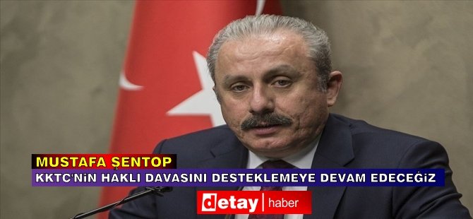 Şentop: Türkiye Cumhurbaşkanı Tatar'ın tavrını desteklemektedir