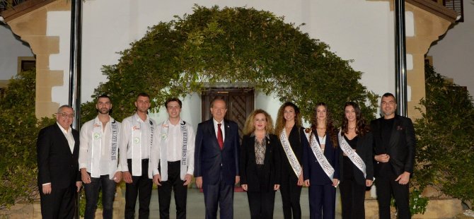 Tatar, “Miss Kuzey Kıbrıs” Ve “Bay Kuzey Kıbrıs” Yarışmalarında Dereceye Girenleri Kabul Etti