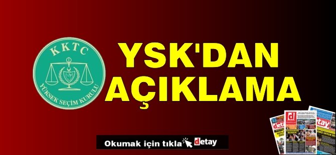 YSK bazı adaylar ve yerleri yeniden düzenleyip ilan etti