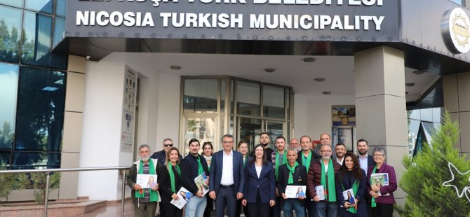 İncirli, Lefkoşa Türk Belediyesi'ni ziyaret etti