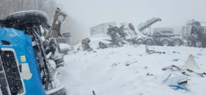 Bomba Siklonu ABD ve Kanada’yı vurdu, kar fırtınası milyonları esir aldı