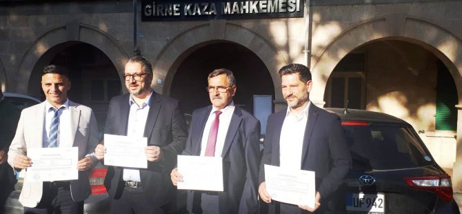 Girne İlçesinde Seçilen Belediye Başkanları Mazbatalarını Aldı
