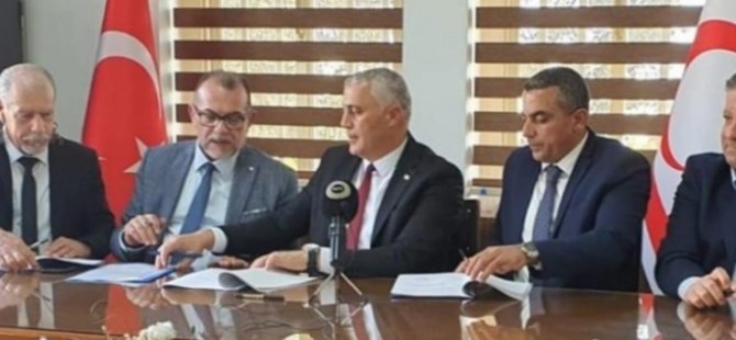 Gazimağusa Serbest Liman ve Bölge Müdürlüğü çalışanlarının özlük hakları ile ilgili toplu iş sözleşmesi imzalandı