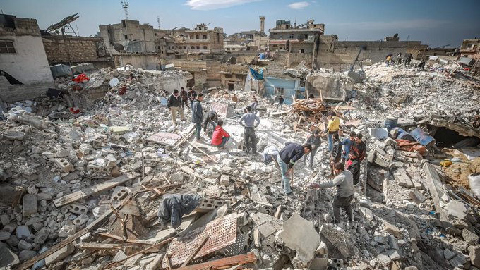 Depremler nedeniyle Suriye’de can kaybı 3 bin 162’ye yükseldi