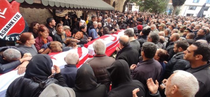 KKTC Yasta, Cenazeler defnediliyor
