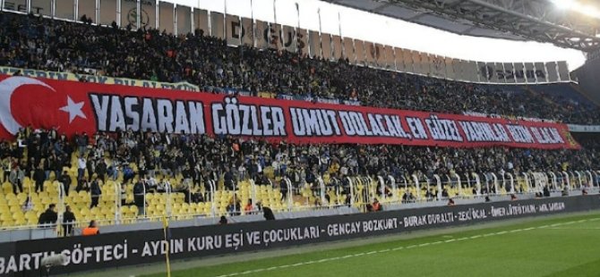 Fenerbahçe-Konyaspor maçında AKP protestosu: Yalan, yalan, yalan…