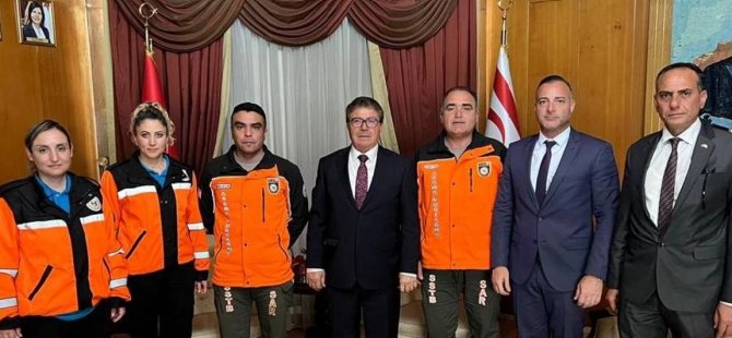 Başbakan Üstel, Sivil Savunma Teşkilatı Başkan Yardımcısı Coşan’ı kabul etti