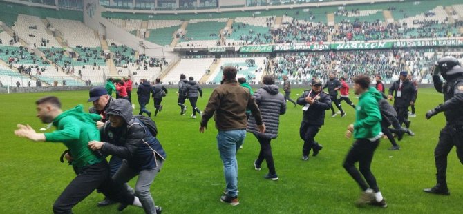 Bursaspor – Amedspor maçına olaylar damga vurdu! Siyasilerden tepki geldi…