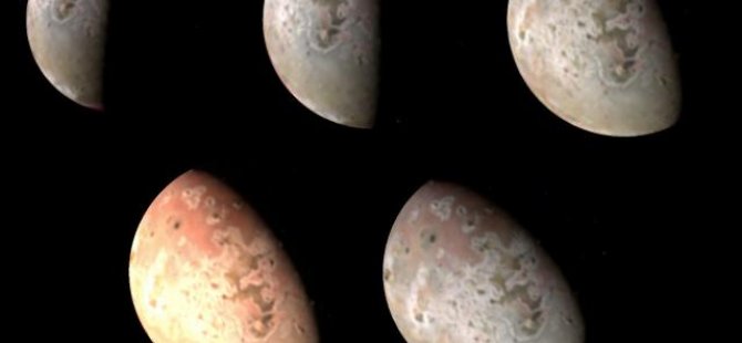 Jüpiter’in en büyük uydularından Io ilk kez yakından görüntülendi