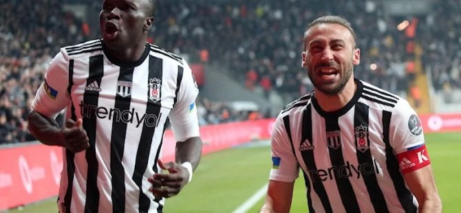 Beşiktaş’ı yıldızları kanatlandırdı! Cenk Tosun, Aboubakar ve Ghezzal…