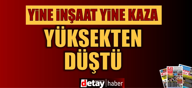 Lefkoşa'da iş kazası... 2.20 metre yükseklikten zemine düştü!