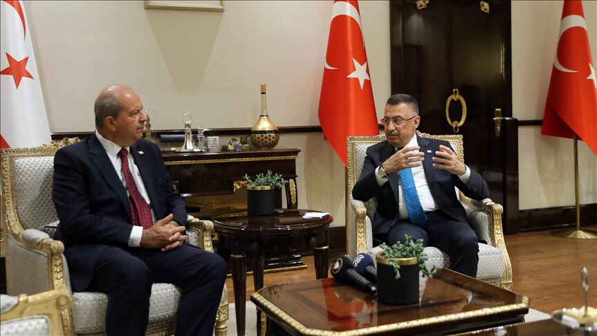 Oktay, Cumhurbaşkanı Ersin Tatar’a geçmiş olsun dileklerini iletti