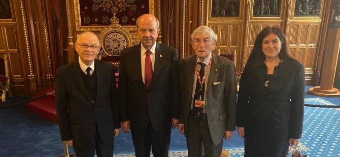 Cumhurbaşkanı Ersin Tatar, İngiltere Parlamentosu’nu ziyaret etti