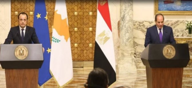 Nikos Hristodulidis, Mısır Cumhurbaşkanı El Sisi ile görüştü