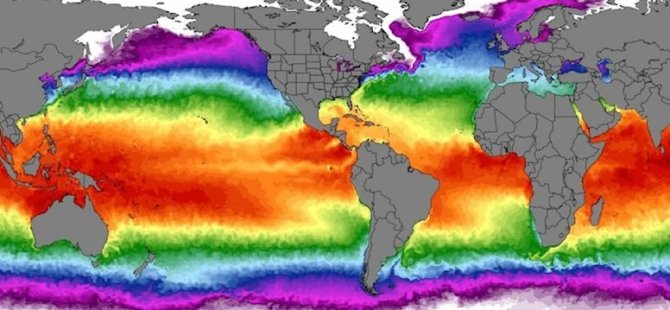 Okyanus yüzeyi ortalama sıcaklığı Nisan ayında rekor kırdı