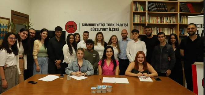 CTP Gençlik Örgütü Güzelyurt İlçe Başkanlığına Mustafa Özgören seçildi