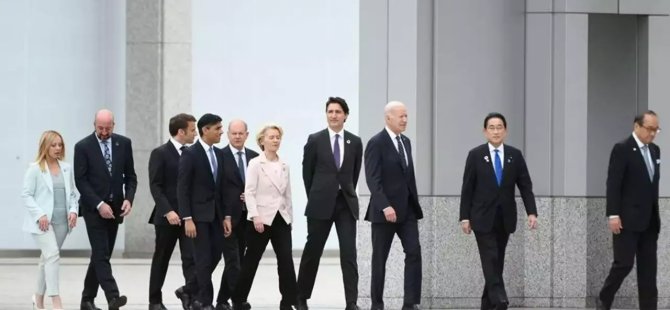 G7 ülkelerinin liderleri Hiroşima’da bir araya geldi