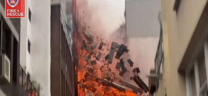 Avustralya’daki 7 katlı binada yangın