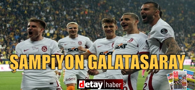 Galatasaray 23. şampiyonluğuna ulaştı