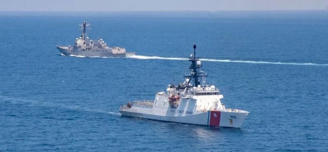ABD ve Kanada donanmaları, Tayvan Boğazı boyunca ortak görev yürütüyor