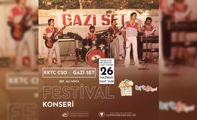 KKTC CSO, Gazi Set Orkestrası ile konser veriyor