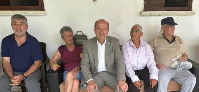 Ersin Tatar Kurban Bayramı dolayısıyla Lapta Huzurevi’ni ziyaret etti