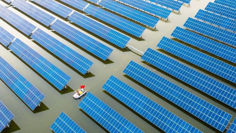 Çin'in güneş enerjisi kapasitesi, dünyanın geri kalanını geçti