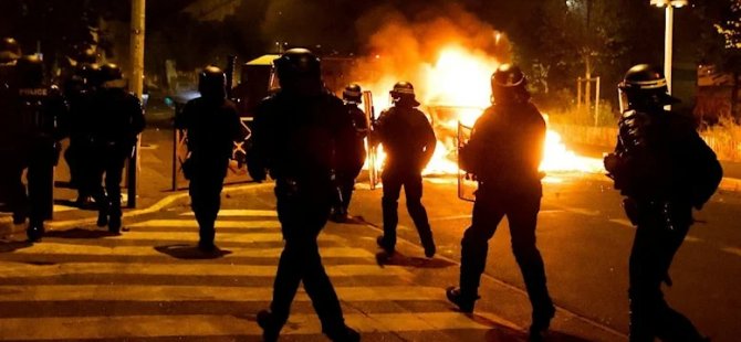 Fransa’da olaylar büyüyor! 1000 kişi gözaltına alındı