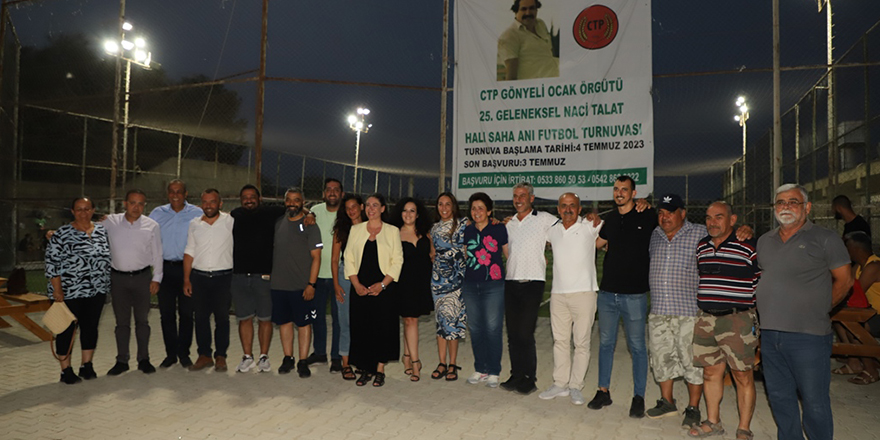25. Geleneksel Naci Talat Halı Saha Anı Futbol Turnuvası başladı