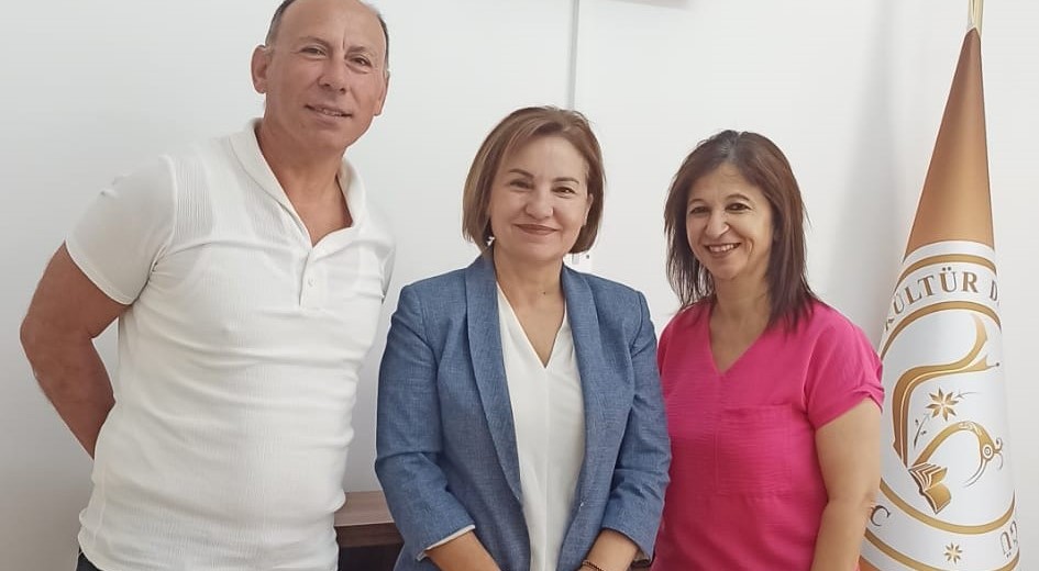 Begüm Tekakpınar’ın ailesinden Kültür Dairesi Müdürü Zaimağaoğlu’na ziyaret