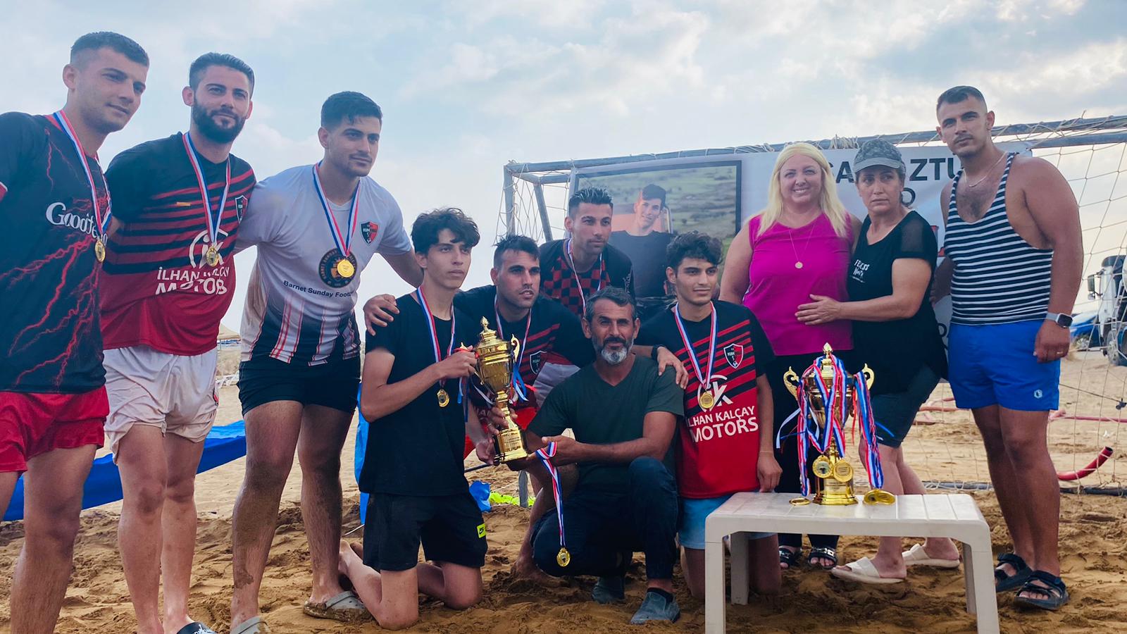 Hasan Öztürk Plaj Futbol Anı Turnuvası Yapıldı