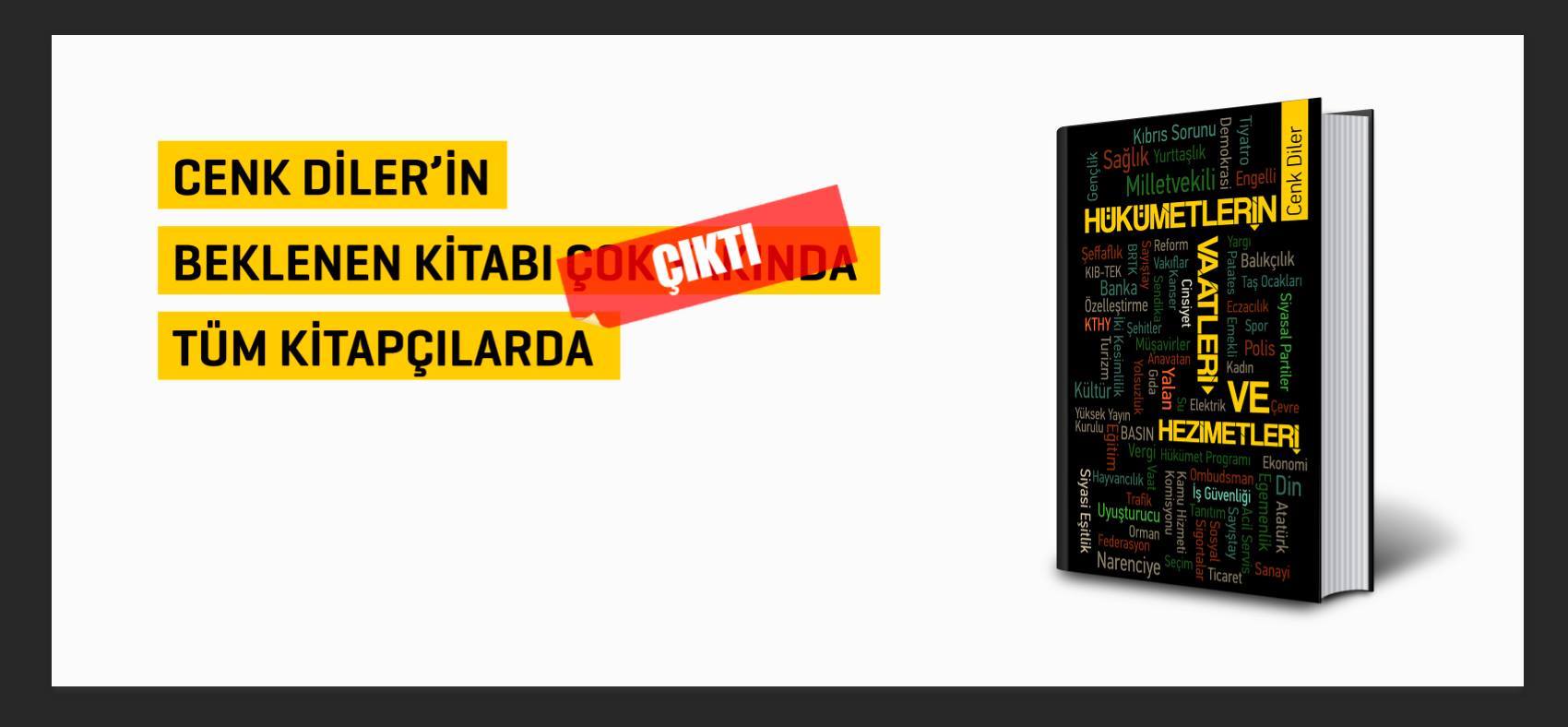 Cenk Diler'in kitabı çıktı...