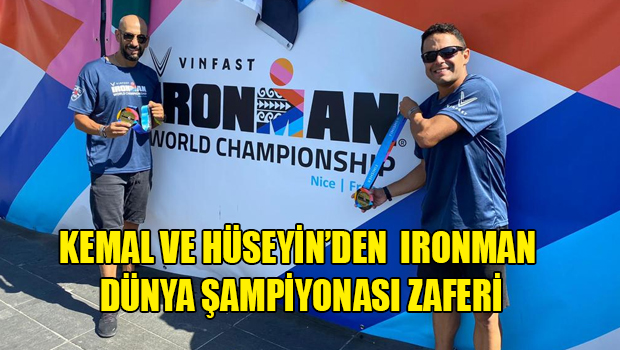 Kemal ve Hüseyin’den Ironman Dünya Şampiyonası zaferi