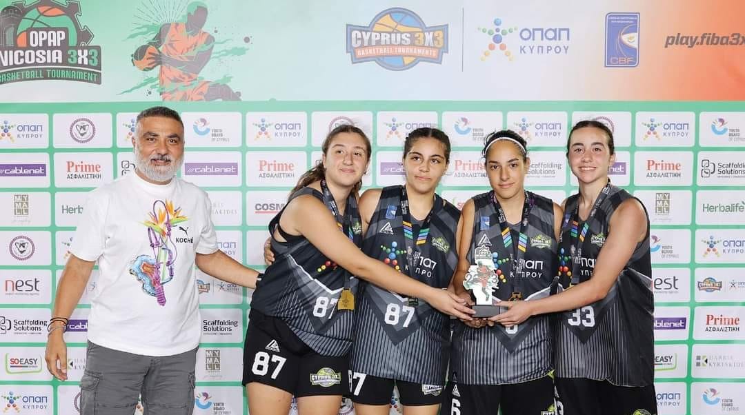 Opap 3x3 Nicosia turnuvasında Kıbrıslı Türklerin takımı CBA şampiyon