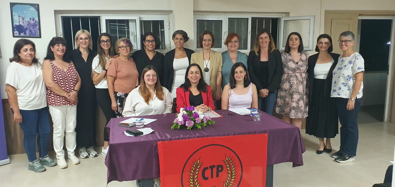 CTP Kadın Örgütü Mağusa İlçe Kongresi gerçekleştirildi:    Yeni Başkan Mine Karaca