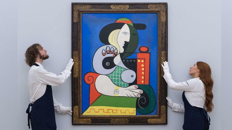 Picasso'nun 'Saatli Kadın' tablosu 139 milyon dolarla 2023’ün rekorunu kırdı