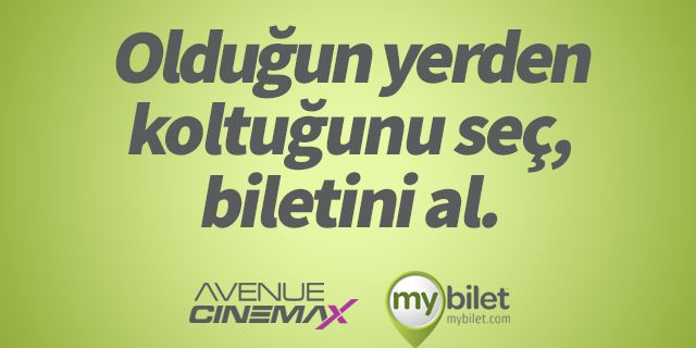 Avenue’den “MyBilet” Hizmeti