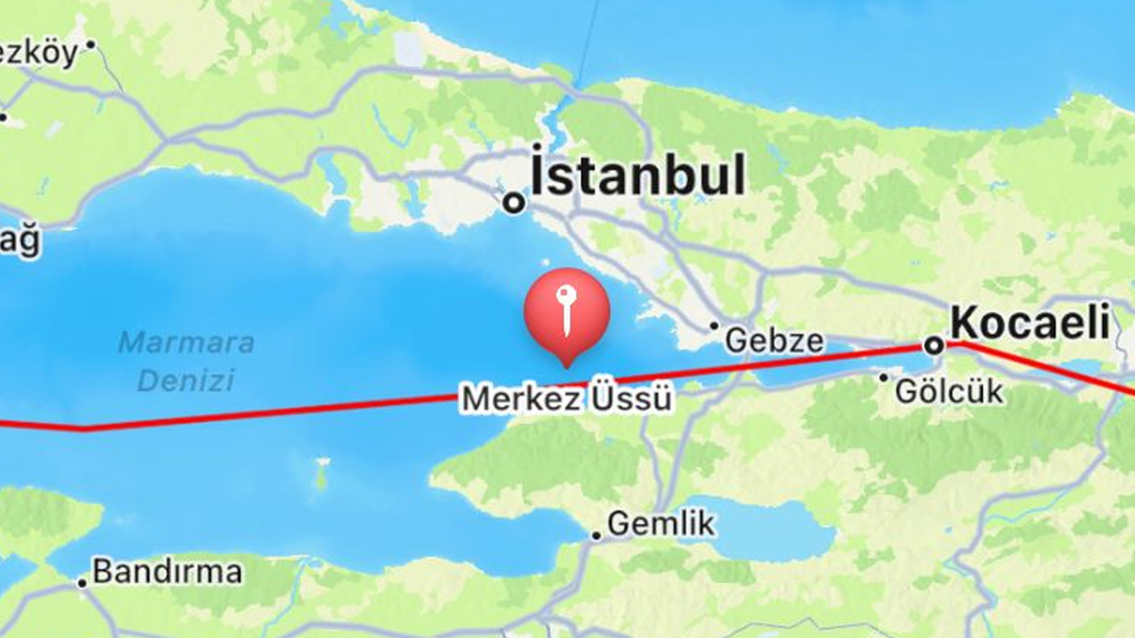 İstanbul'da korkutan deprem...