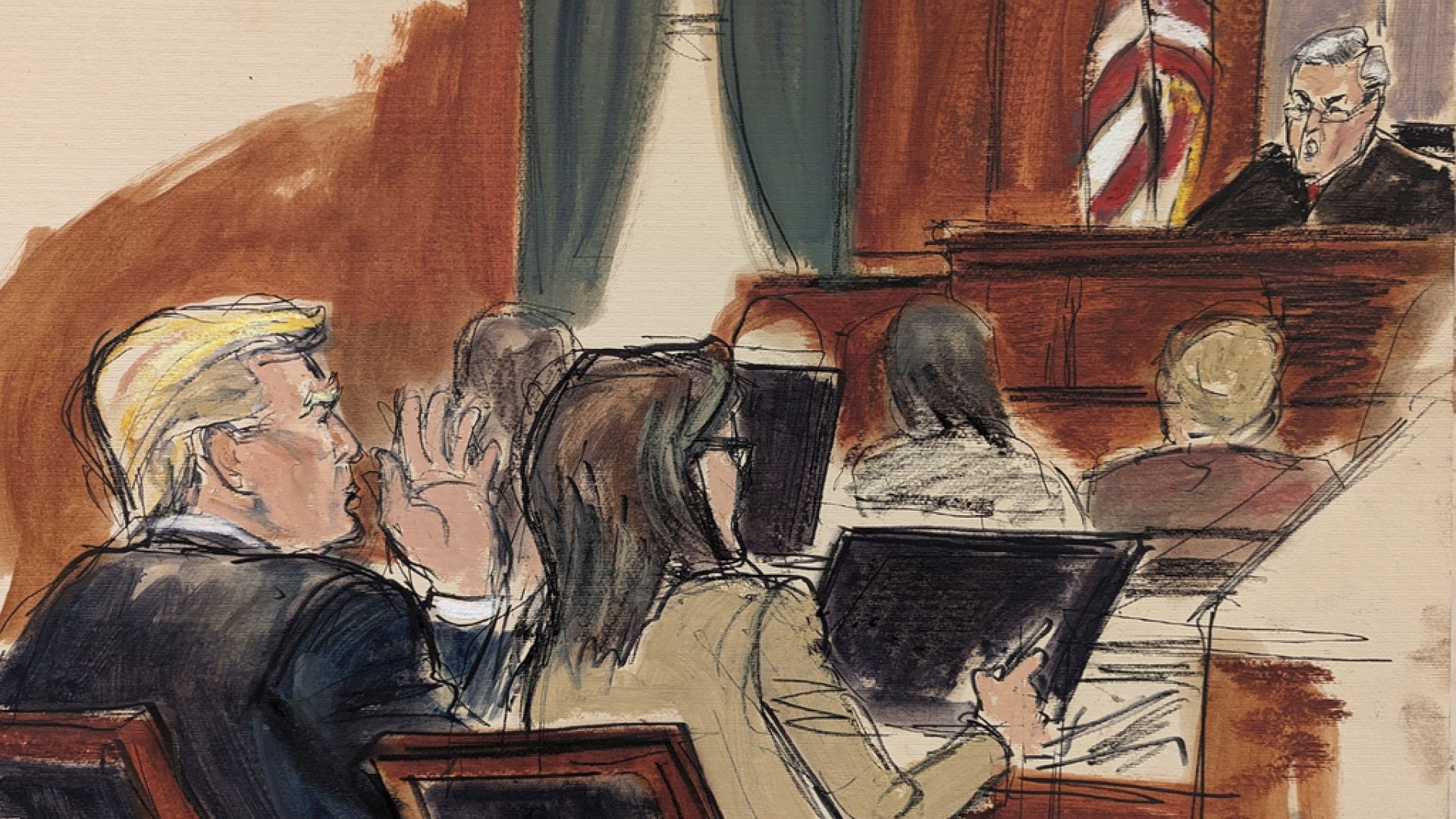 New York'taki itibar davasında yargıç Trump'ı salondan atmakla tehdit etti