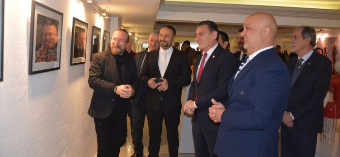 Kıbrıs Modern Sanat Müzesi 2024’e, İçişleri Bakanı Dursun Oğuz’un katılımıyla açılan iki sergiyle merhaba dedi