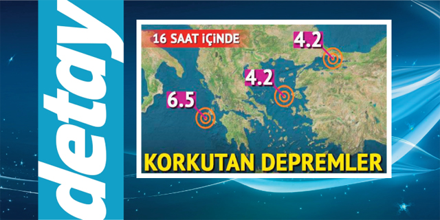 Yunanistan'da 6.5 büyüklüğünde deprem