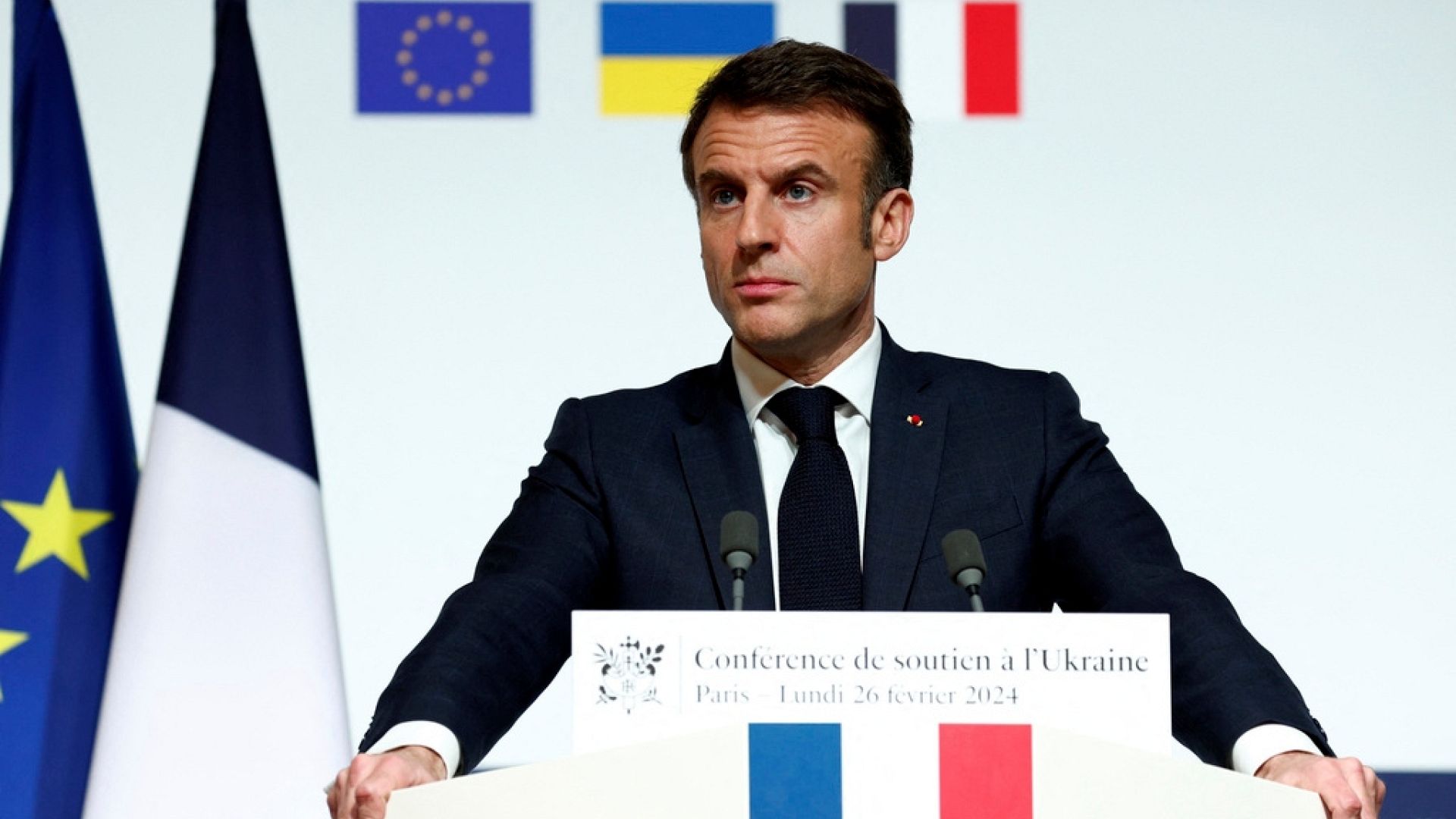 Fransa Cumhurbaşkanı Macron: Ukrayna'ya asker göndermek ihtimal dışı değil