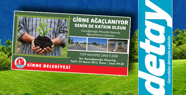 Girne Belediyesi’ndn Ağaçlandırma kampanyası