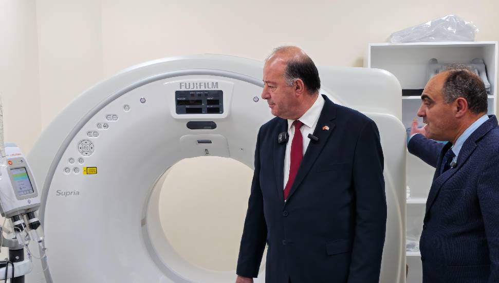 Gazimağusa Devlet Hastanesi yeni tomografi cihazına kavuştu