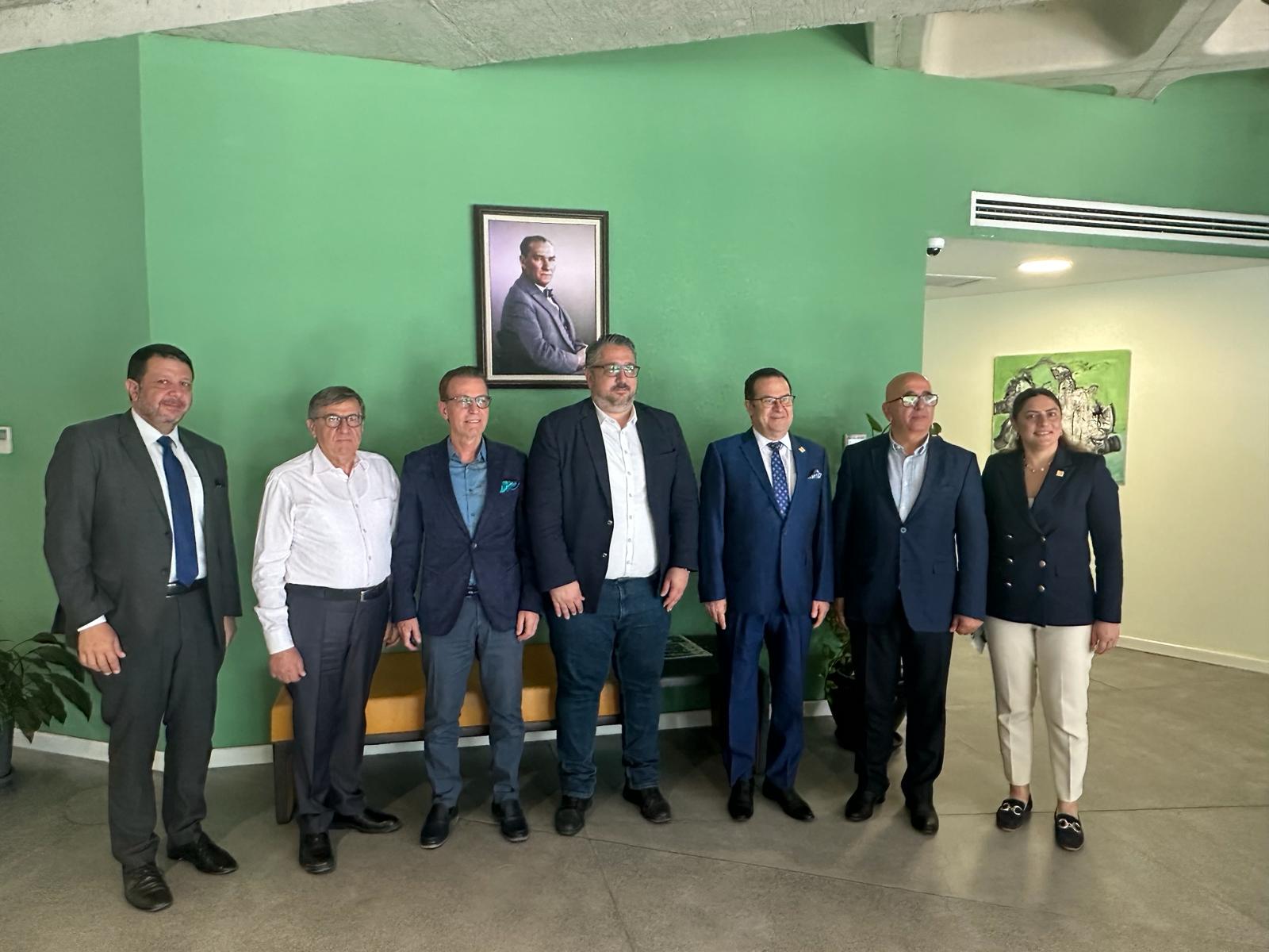 KTTO Heyeti, Girne Belediye Başkanı Şenkul ile İşbirliği İmkanlarını Görüştü