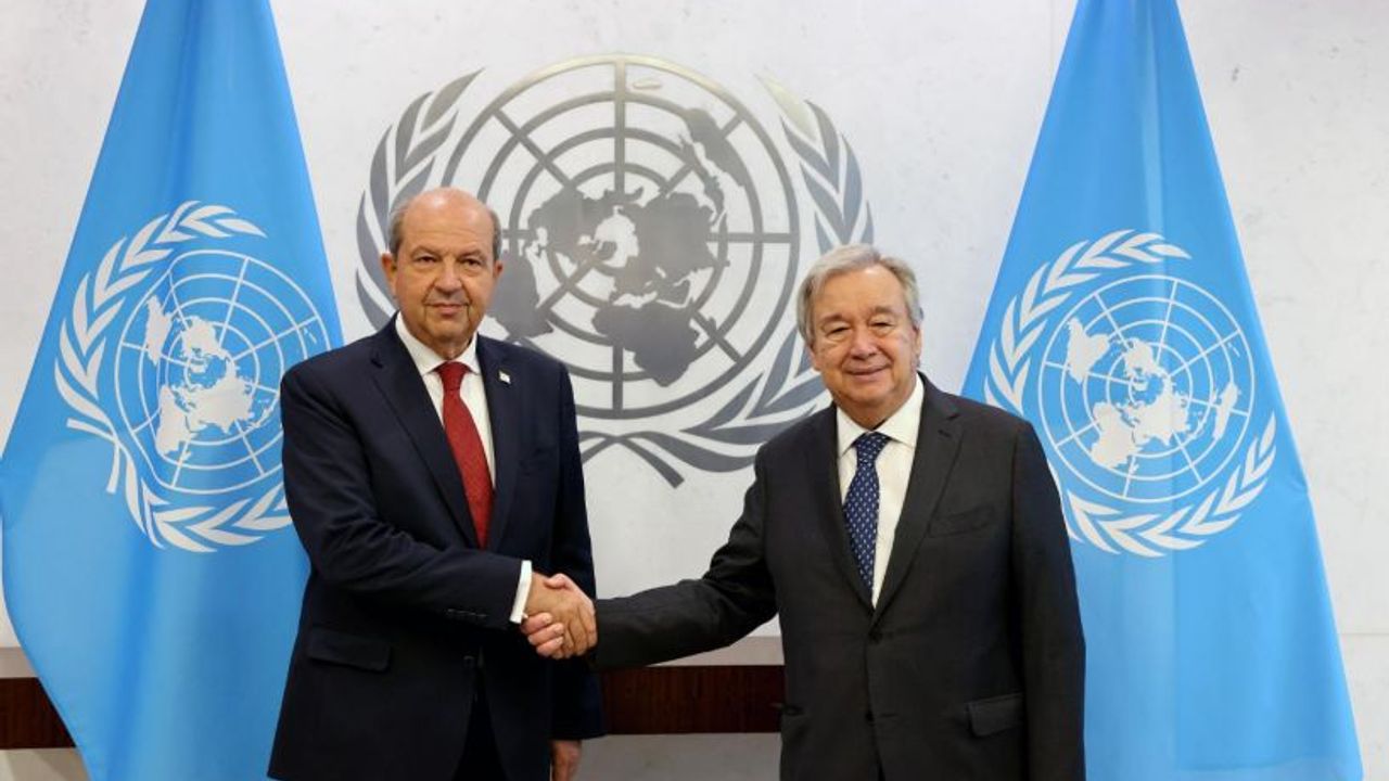 Tatar bugün BM Genel Sekreteri Guterres ile görüşecek
