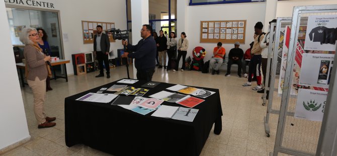 LAÜ’de öğrenci çalışmaları sergisi açıldı