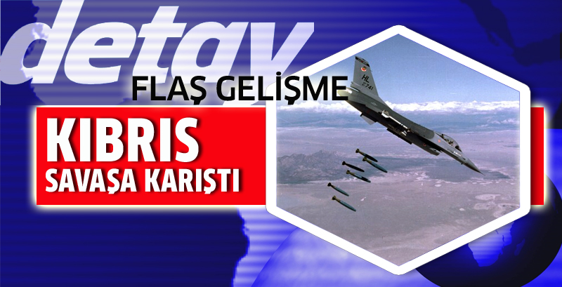 Kıbrıs'tan kalkan uçaklar Suriye'yi vuruyor