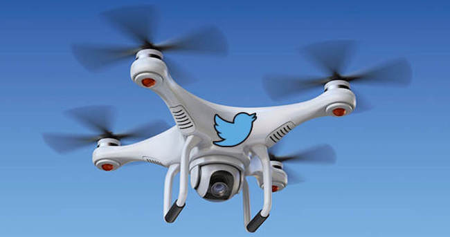 Twitter'dan drone atağı